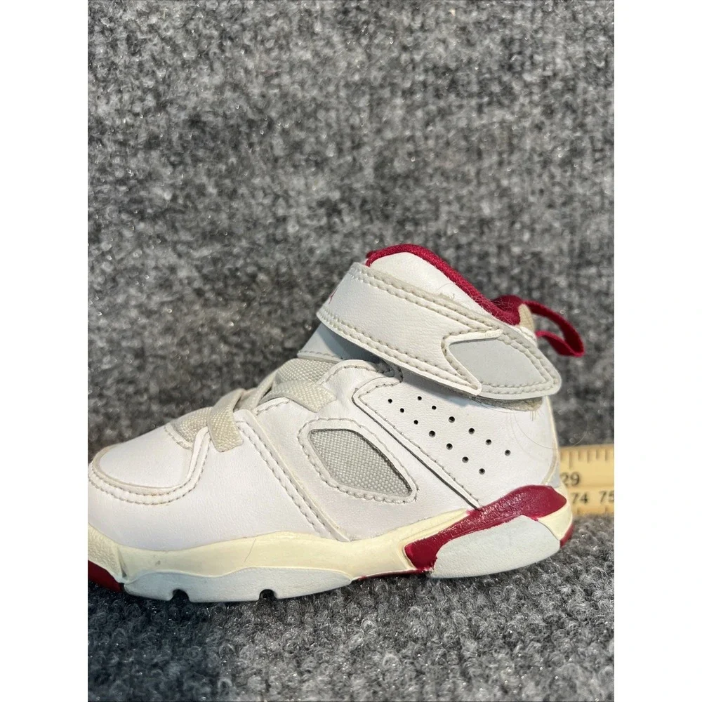 Nike Air Jordan Flight Club '91 TD Toddler Shoes Size 4C White Red